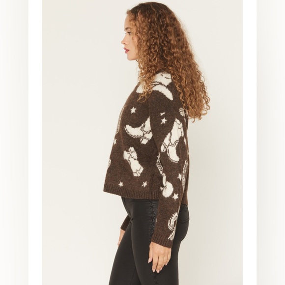 Idyllwind Saddleridge Western Conversation Print Sweater - Picture 2 of 9